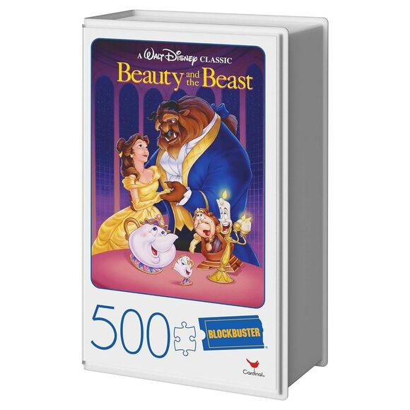Blockbuster VHS Style Disney Beauty and the Beast Puzzle BRAND NEW Belle - Picture 5 of 9